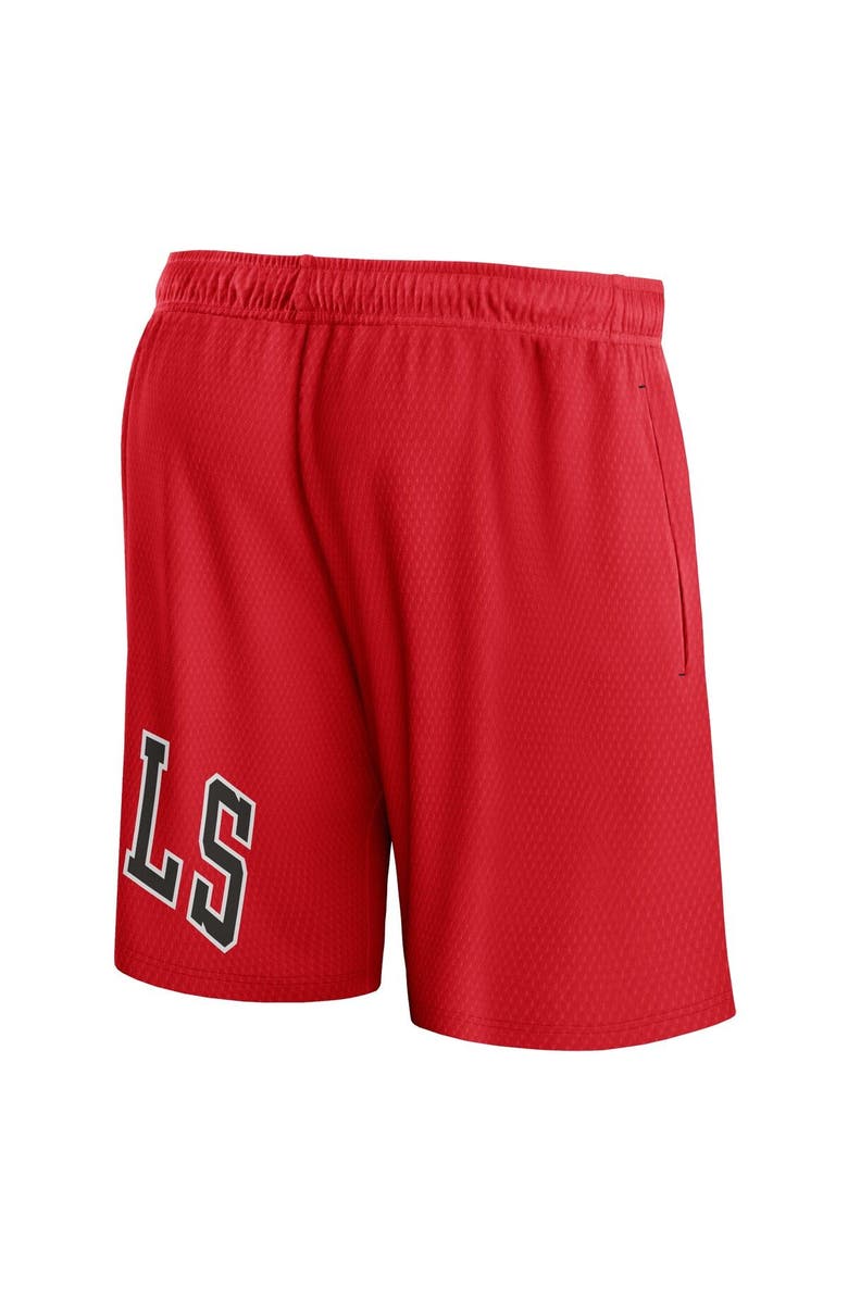 FANATICS Men's Fanatics Branded Red Chicago Bulls Free Throw Mesh Shorts, Alternate, color, Red