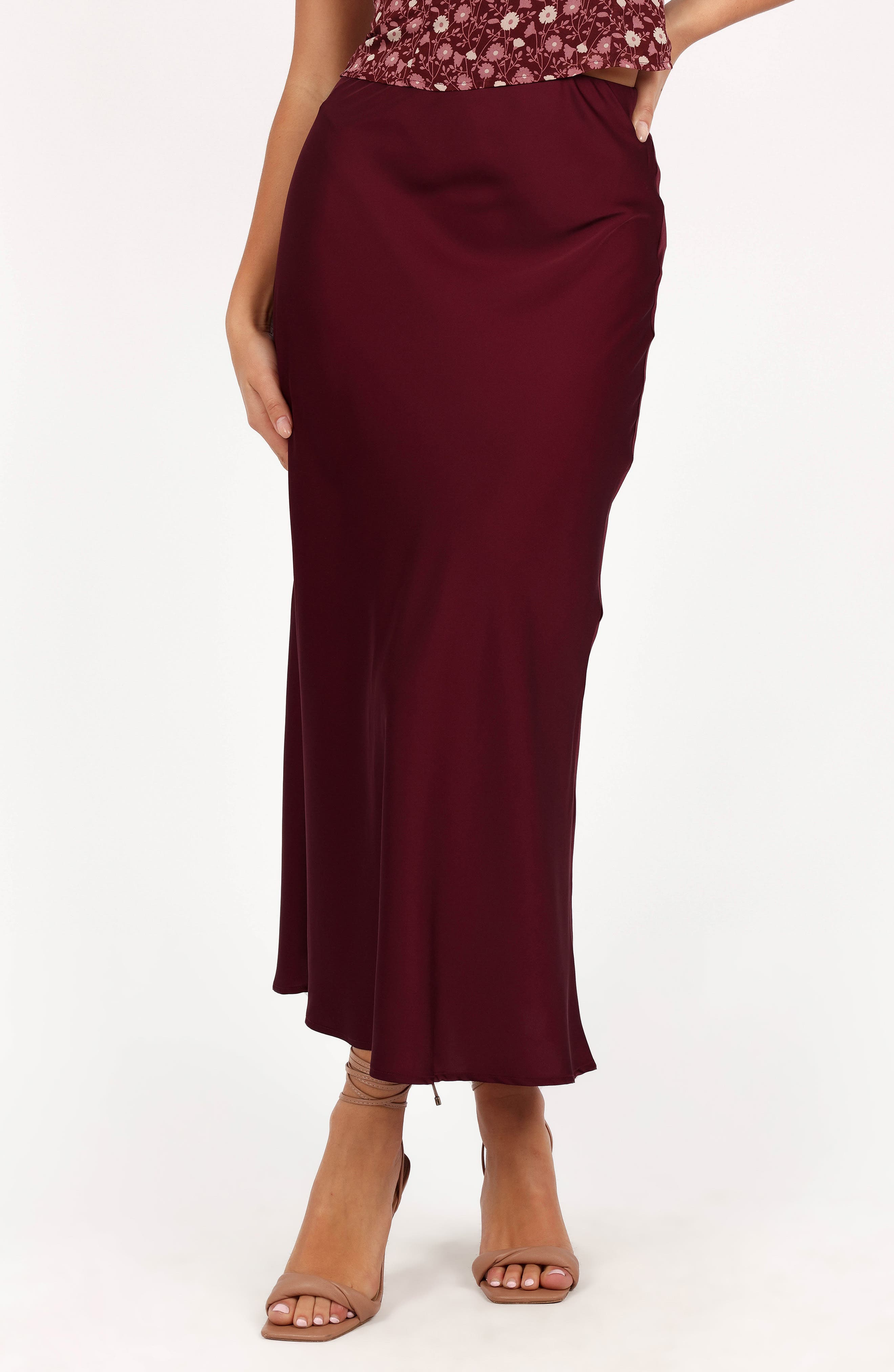 selected BURGUNDY