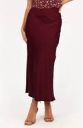 Petal & Pup Nellie Satin Maxi Skirt