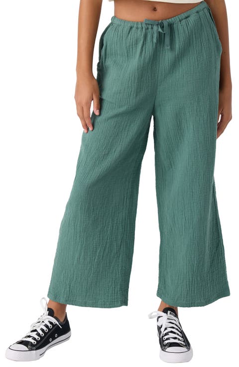 Kids' Brendita Wide Leg Cotton Pants (Big Kid)