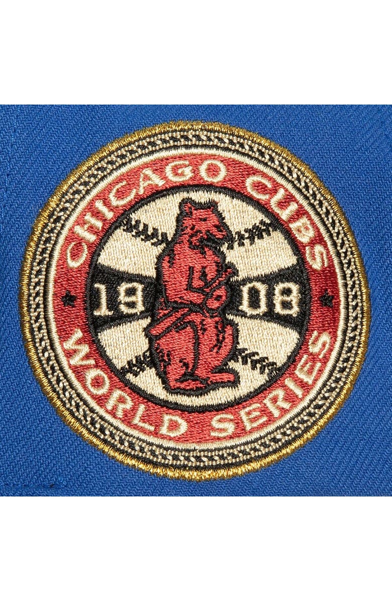 Mitchell & Ness Men's Mitchell & Ness Royal Chicago Cubs Champ'd Up Snapback Hat, Alternate, color, 