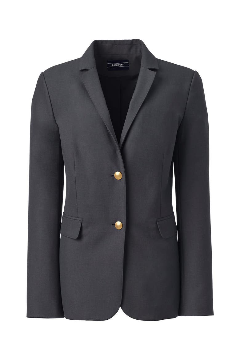 School Uniform  Hopsack Blazer, Alternate, color, Slate Frost