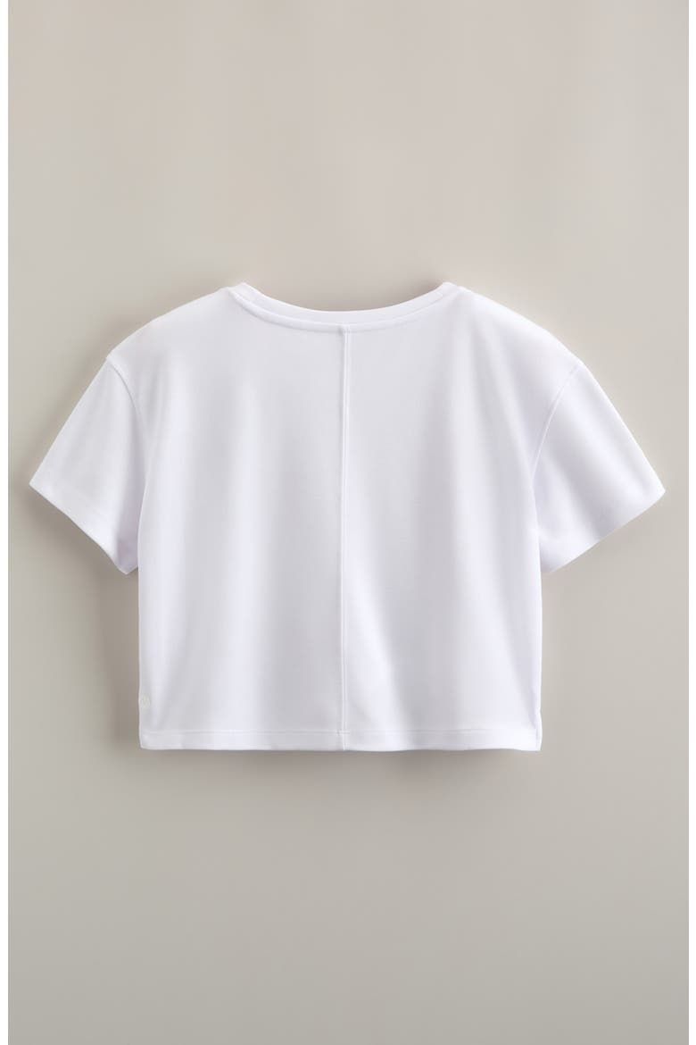 Kids' Play Mode Crop T-Shirt, Alternate, color, WHITE
