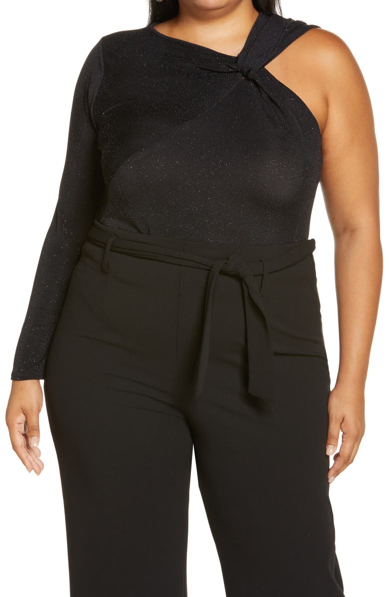 Halogen<sup>®</sup> Shimmer One-Shoulder Top, Main, color,