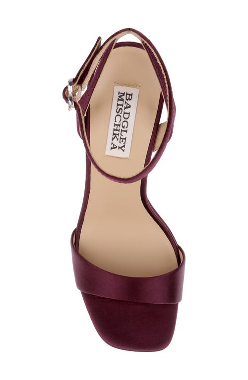 Badgley Mischka Caia Ankle Strap Platform Sandal In Multi