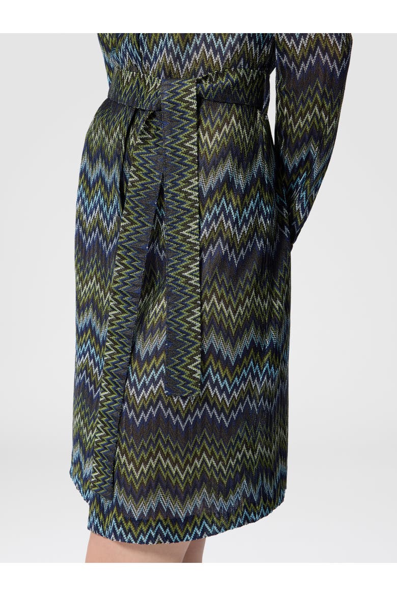 Midi Shirt Dress In Viscose, Alternate, color, Multicoloured