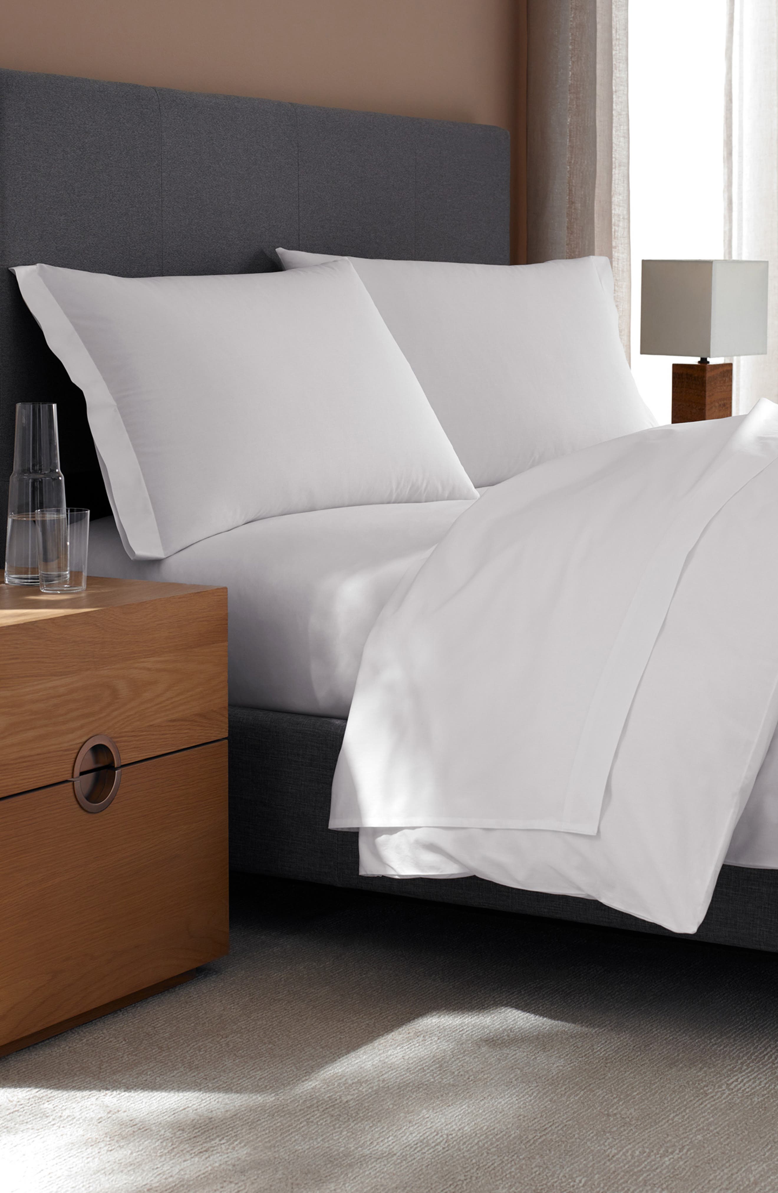 H BY FRETTE Cotton Percale Duvet Cover | Nordstrom