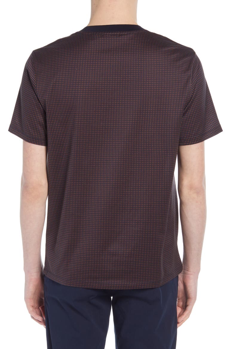 Grid Dot T-Shirt, Alternate, color, BEACON MLT
