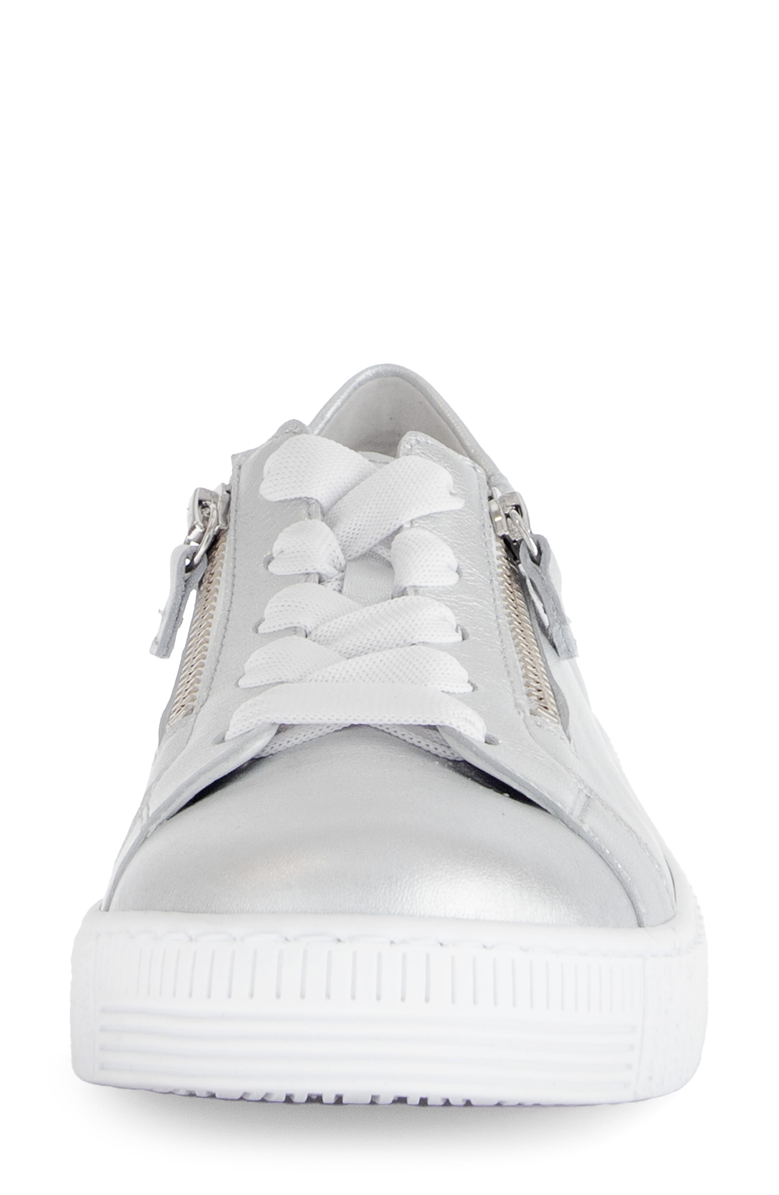 Gabor 63.334 Platform Sneaker, Alternate, color, Silver