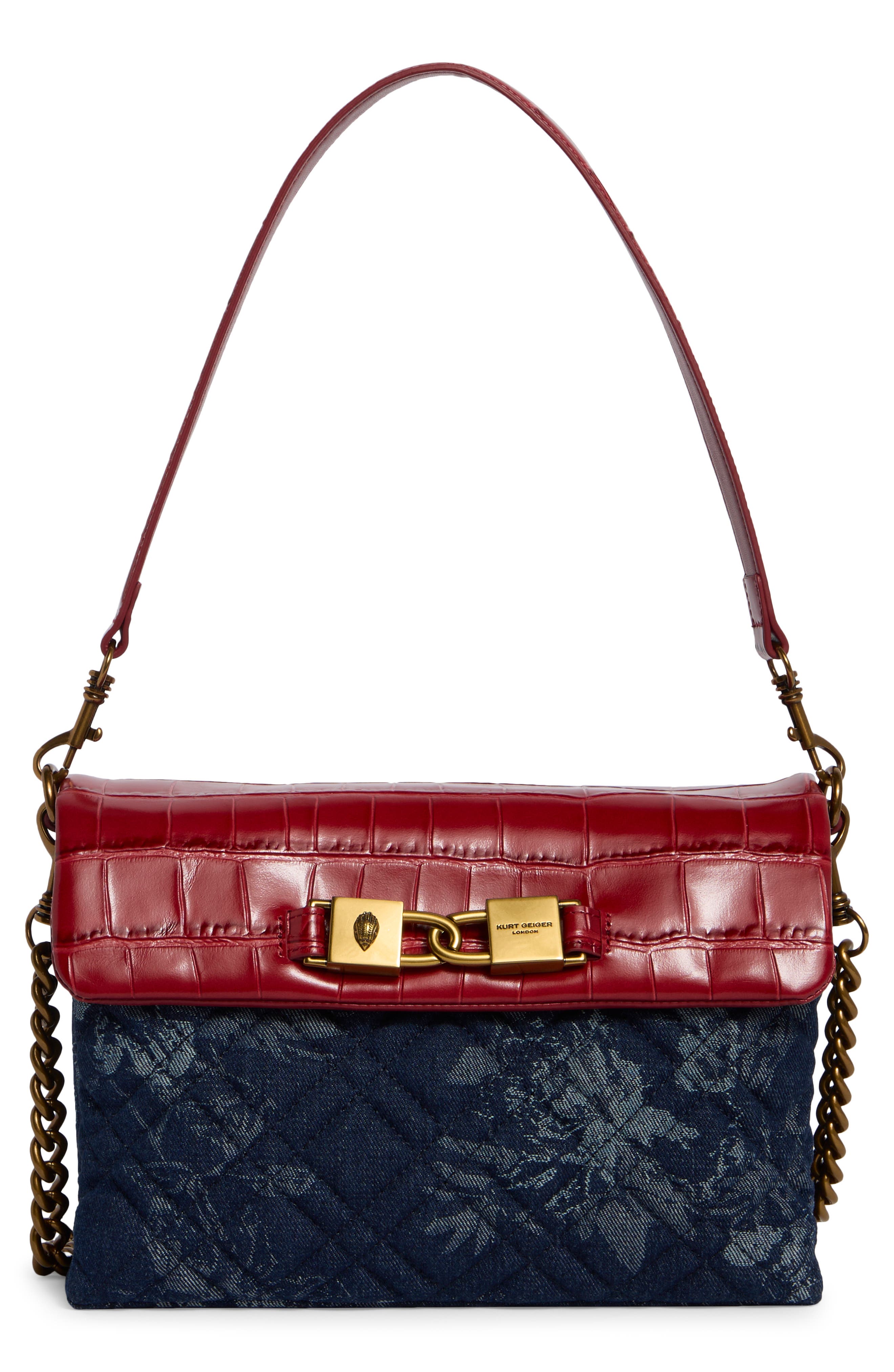 Kingsley Mixed Media Shoulder Bag