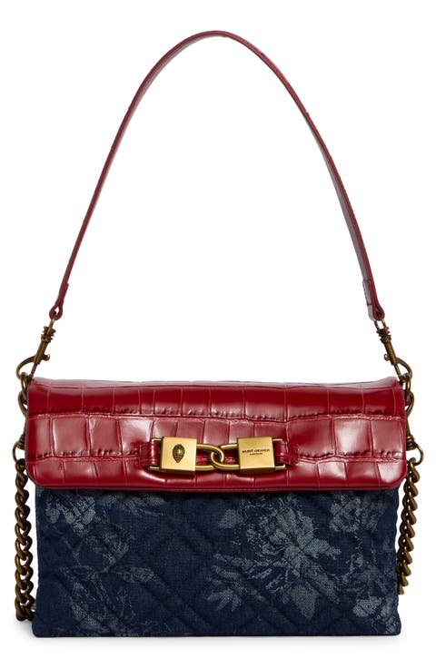 Kingsley Mixed Media Shoulder Bag