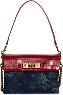Kurt Geiger London Kingsley Mixed Media Shoulder Bag