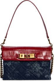 Kurt Geiger London Kingsley Mixed Media Shoulder Bag
