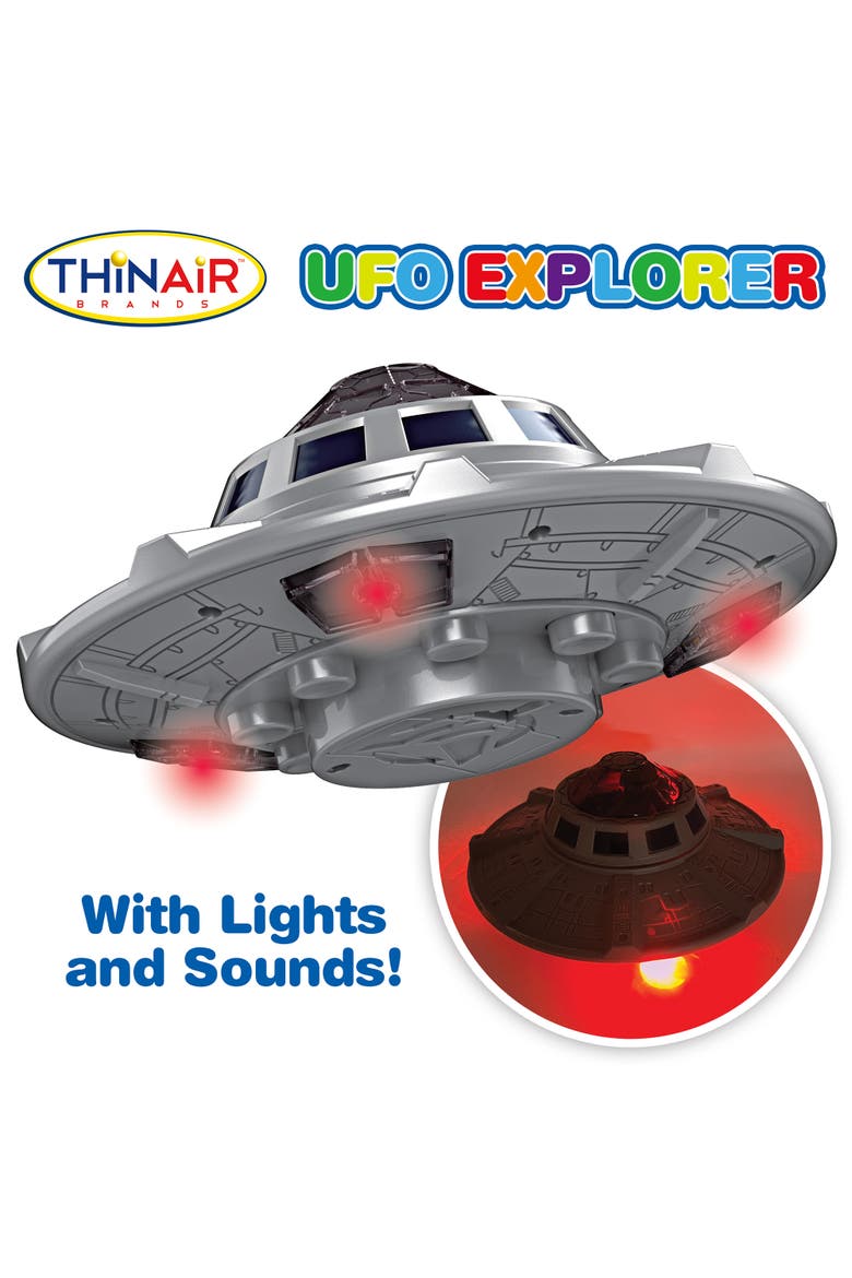 Ufo Explorer Lights and Sounds Space Toy Set, Alternate, color, Multicolored