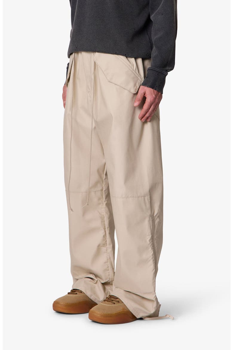 Baggy Military Cargo Pants, Alternate, color, OFF WHITE