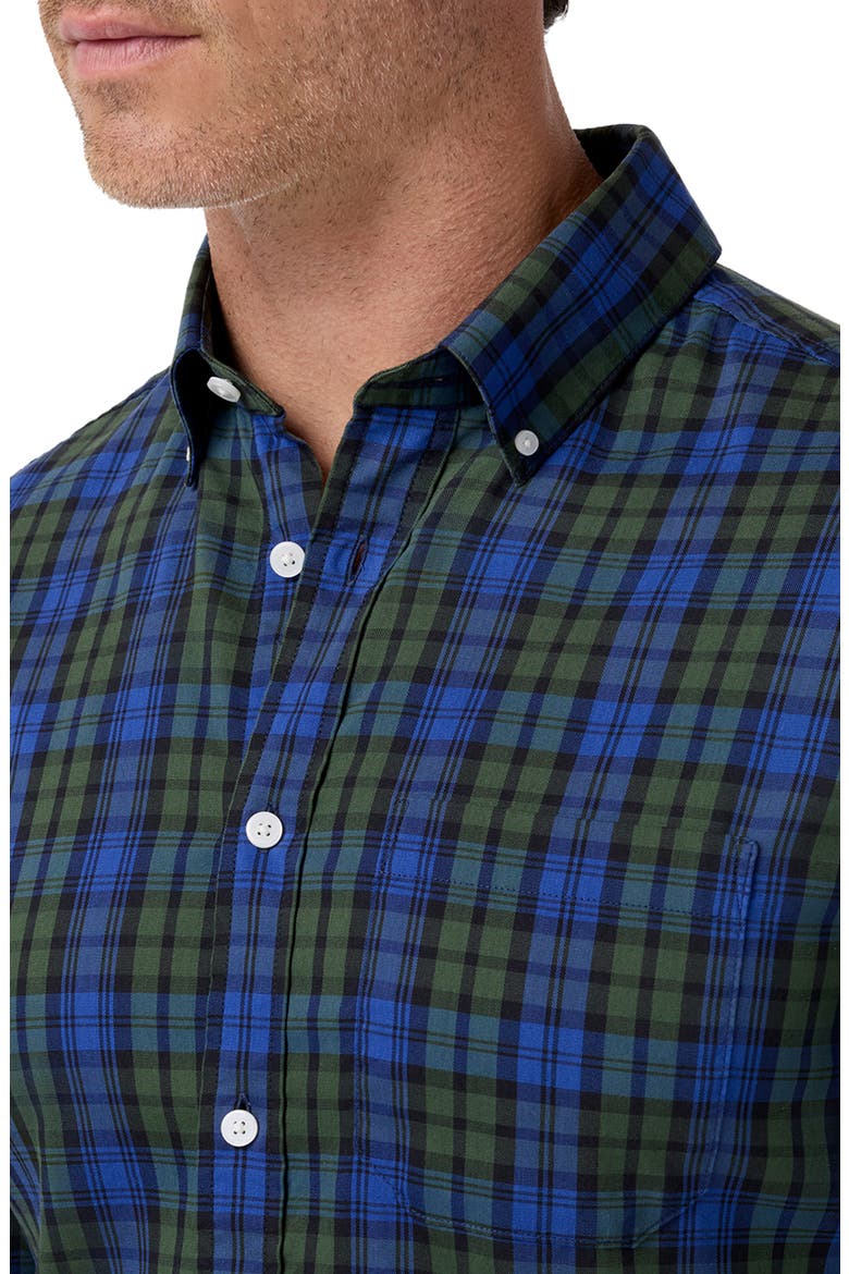 Kennedy Trim Fit Plaid Button-Down Shirt, Alternate, color, CANOPY JACKSON PLAID