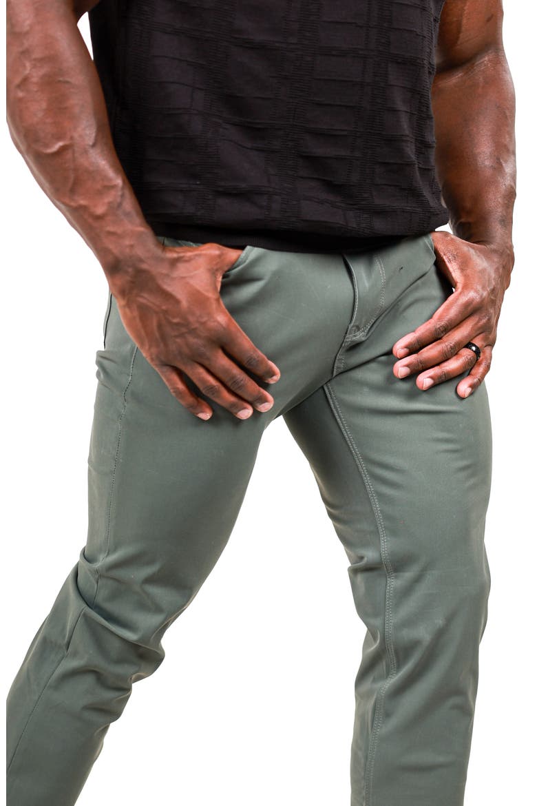 Marthyr Slim Fit Pants, Alternate, color, GREEN