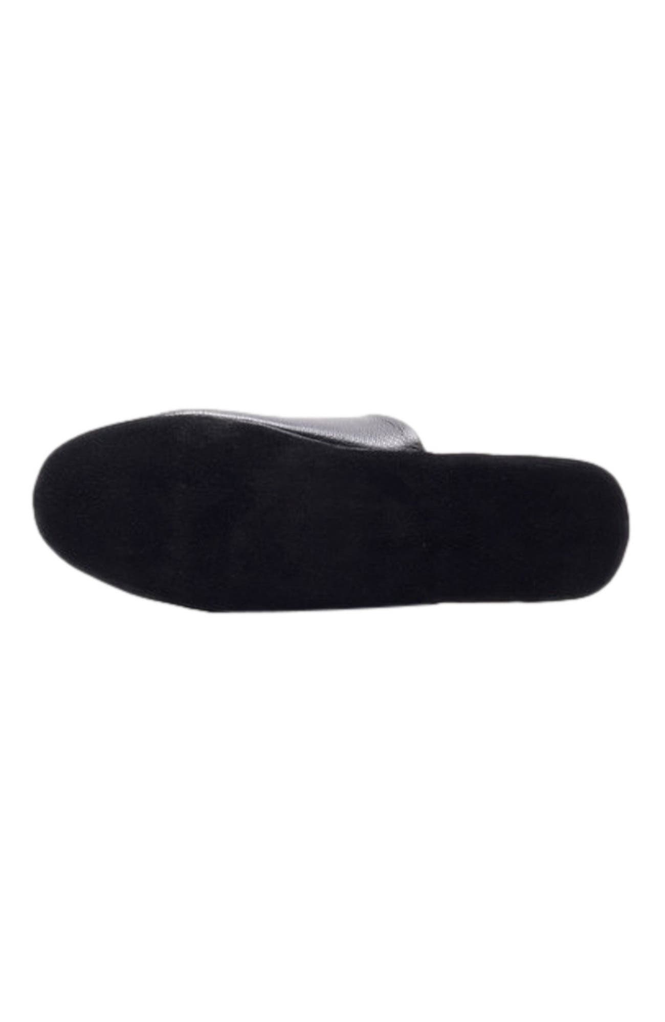 Anthony Veer Clark House Slippers, Alternate, color, Black Pebble Leather