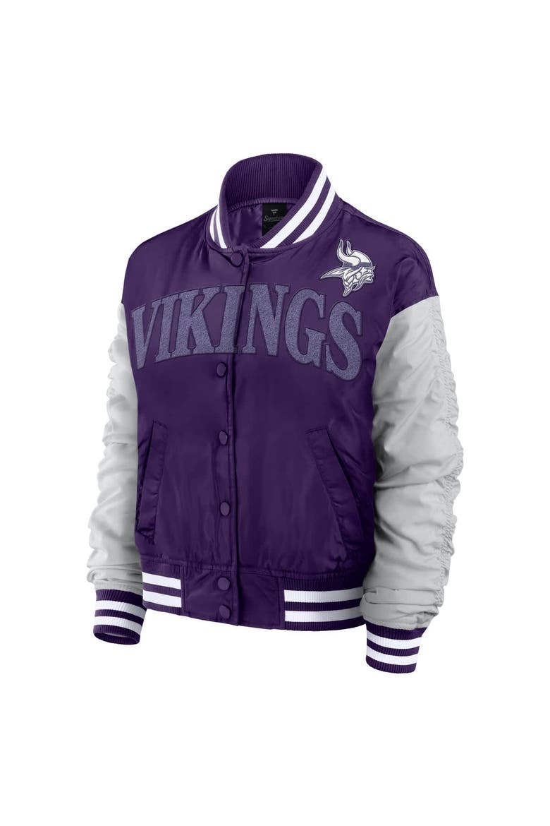Women's Fanatics  Purple Minnesota Vikings Elements Wave Full-Snap Jacket, Alternate, color, Purple