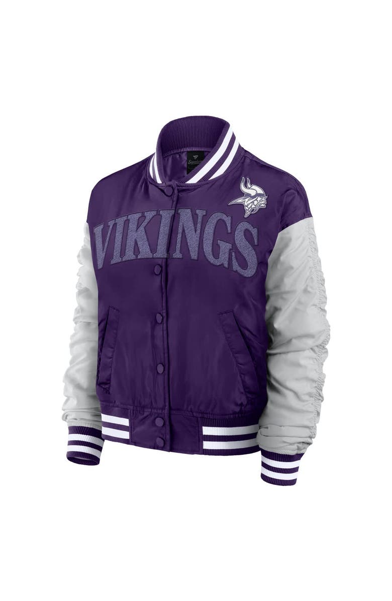 FANATICS Women's Fanatics  Purple Minnesota Vikings Elements Wave Full-Snap Jacket, Alternate, color, Purple