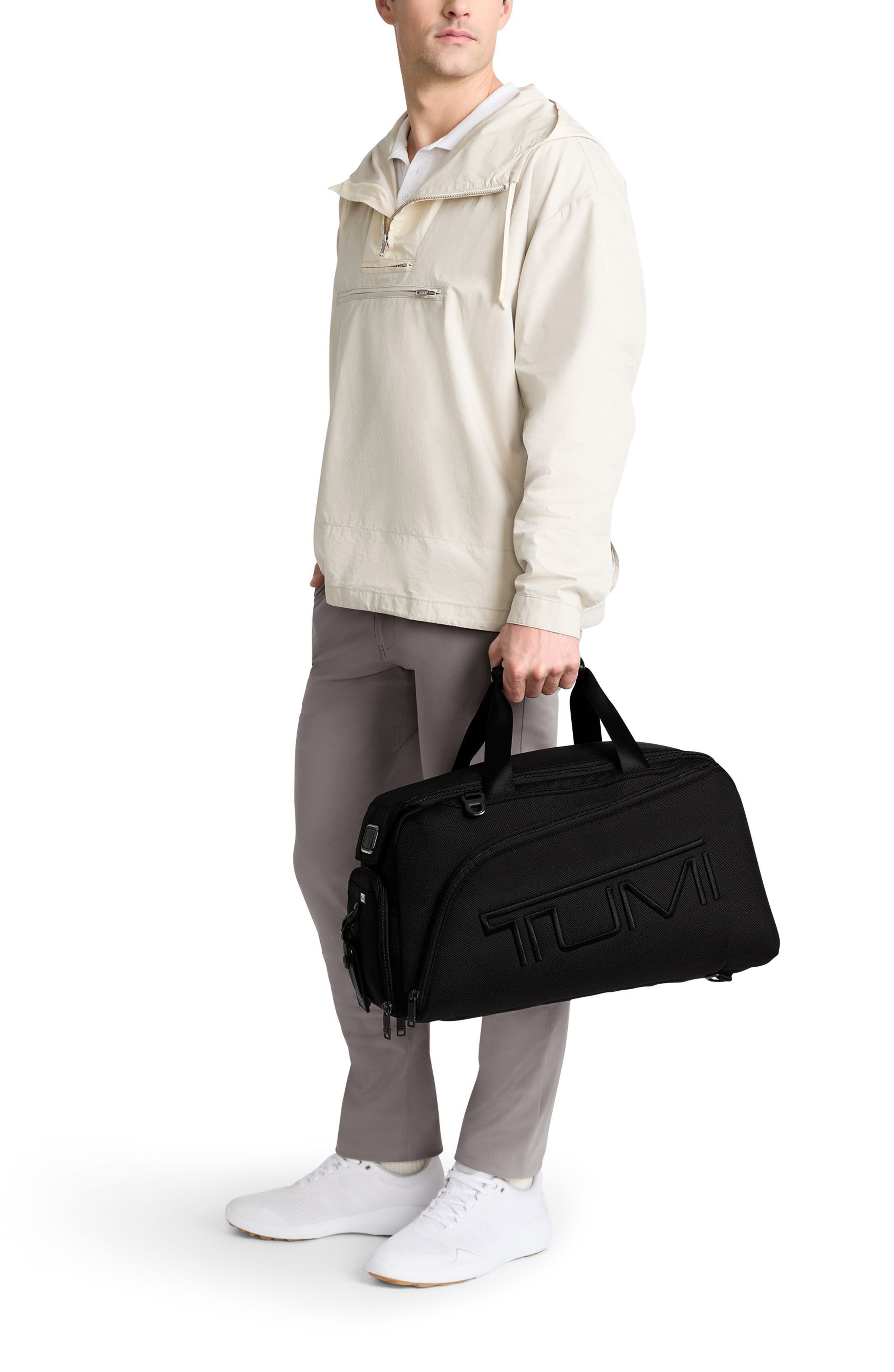 TUMI Golf Duffle Bag, Alternate, color, Black