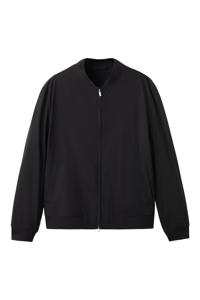Bomber Jacket, Alternate, color, BLACK
