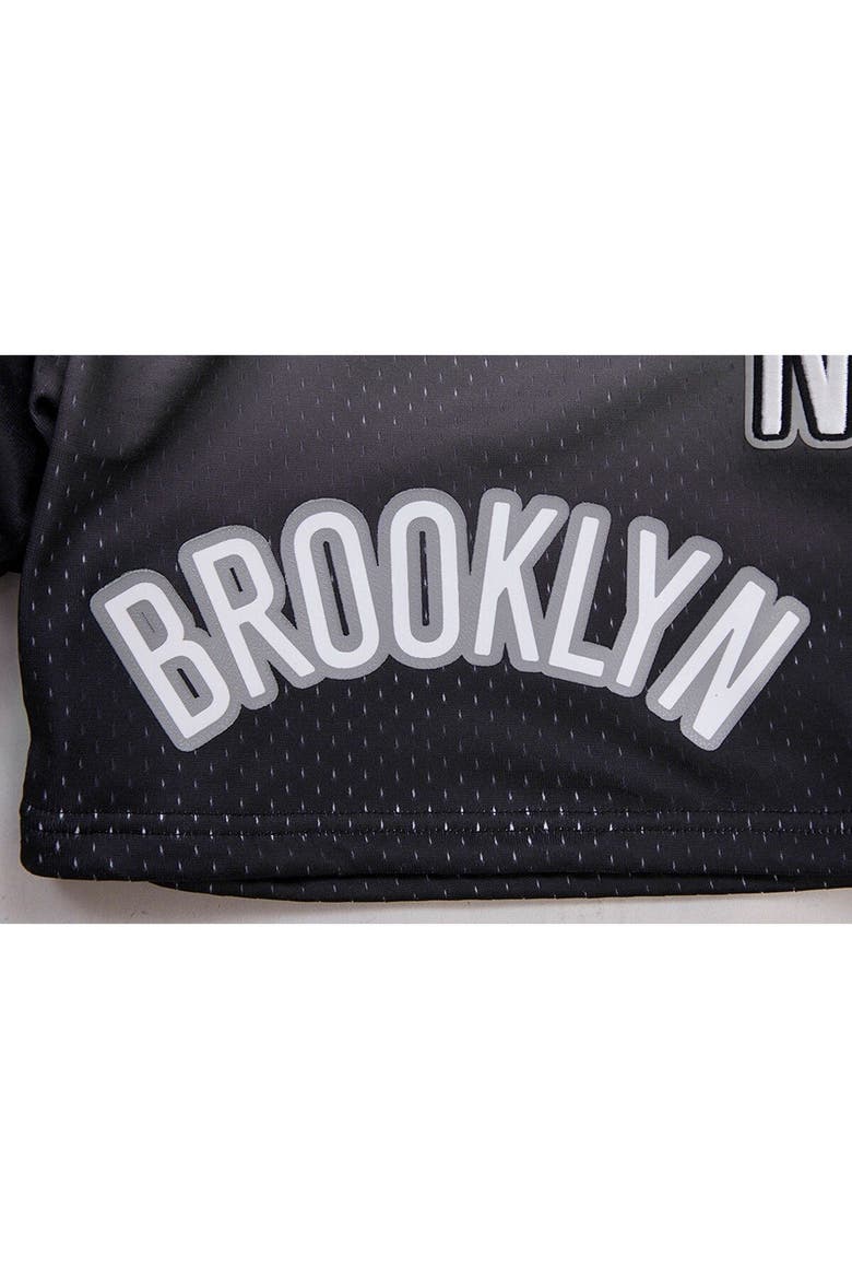 Men's Pro Standard Black/Gray Brooklyn Nets Ombre Mesh Shorts, Alternate, color, Purple