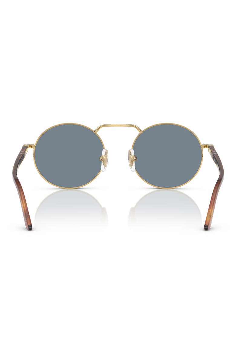 53mm Polarized Round Sunglasses, Alternate, color, LIGHT BLUE