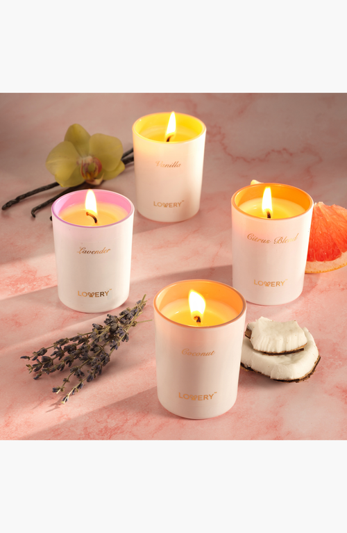Lovery 15-pc. Candle Gift Set With 12 Scented Home Candles, Calendar & Gold Pen