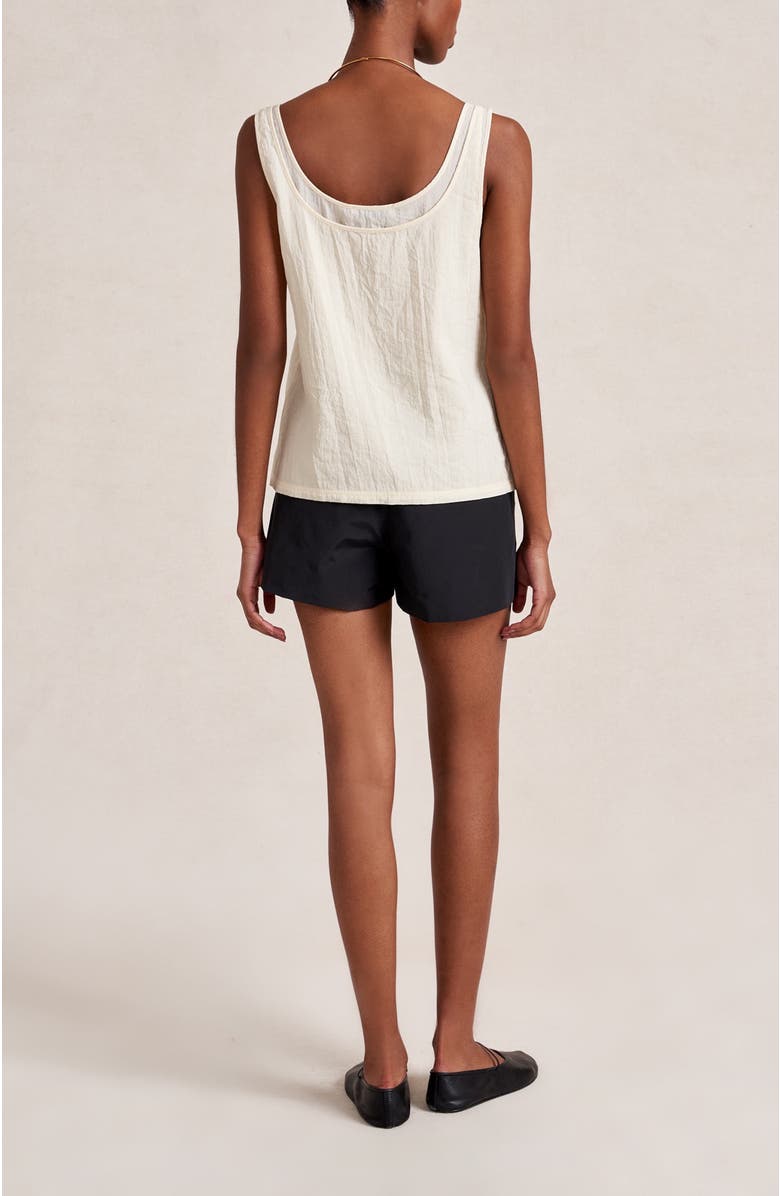 La Ligne Melodie Tank, Alternate, color, Ivory