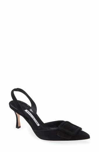 Manolo Blahnik Maysli Buckle Slingback Pointed Toe Pump Women Nordstrom