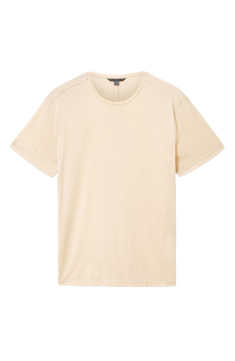 John Varvatos Amato Silk & Organic Cotton Crewneck T-Shirt, Alternate, color, Faded Twine