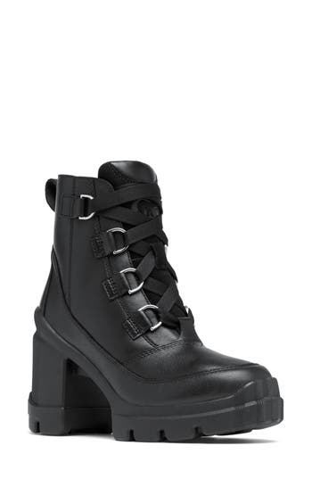 Sorel Caribou X Waterproof Lace-up Block Heel Bootie