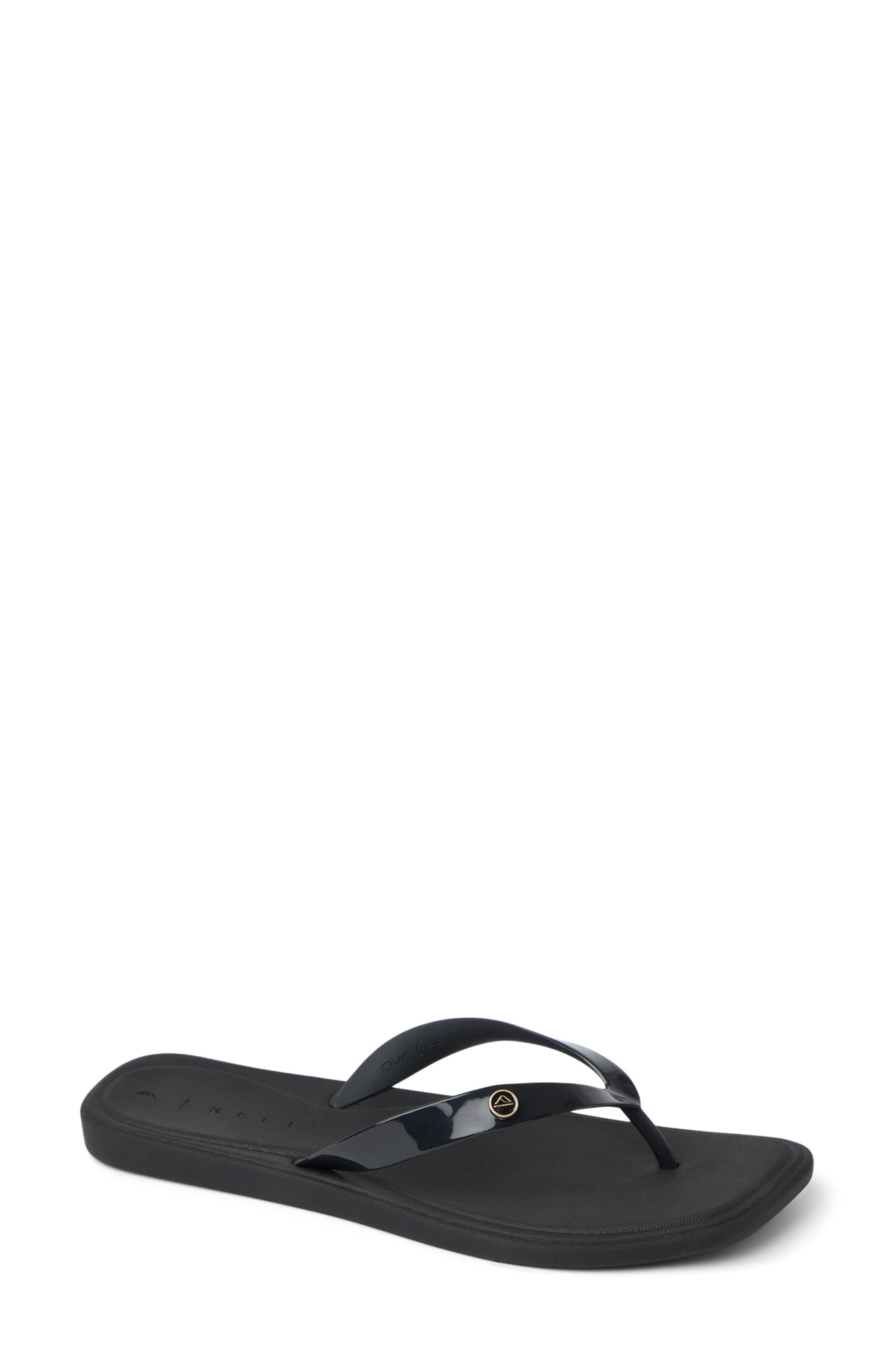 Reef Solaye Waterproof Flip Flop, Main, color, Black
