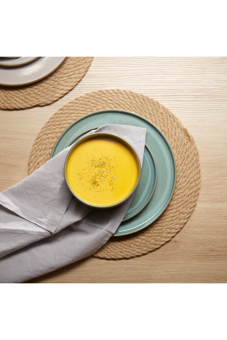 Somerset Collection Ceramic Dinnerware Set - 12 Piece, Service for 4, Alternate, color, Sage Green