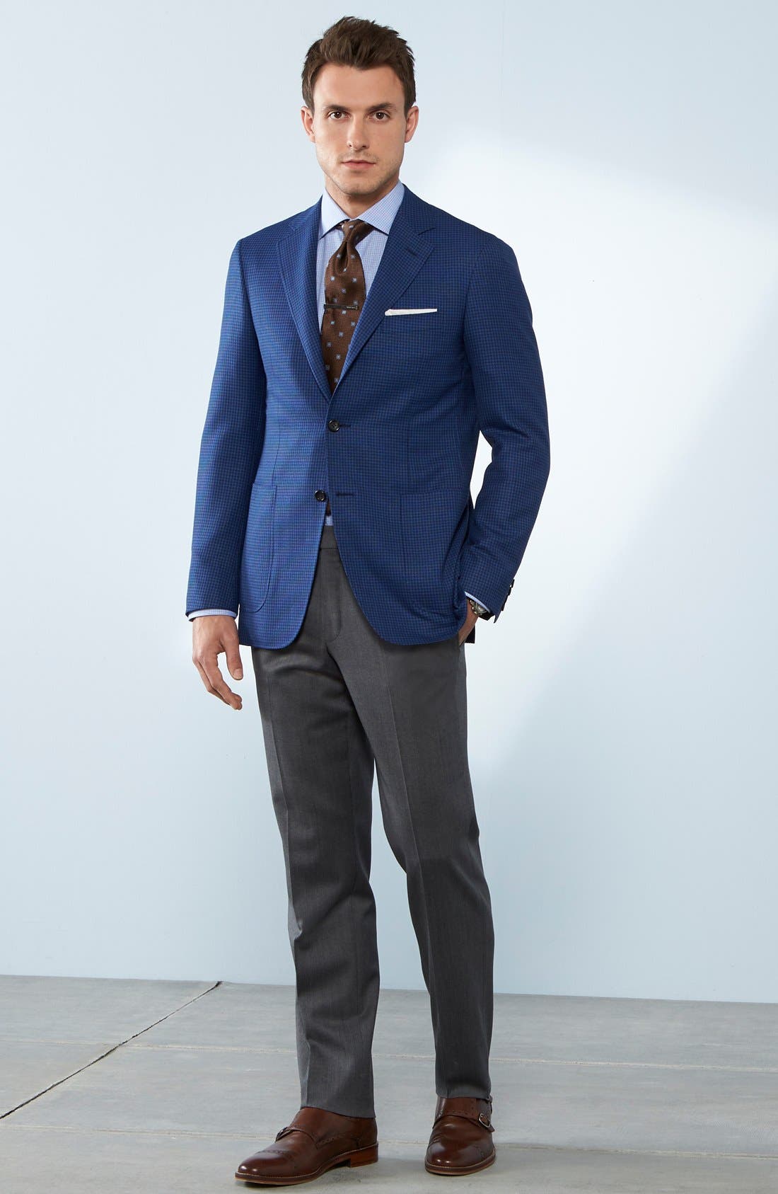 Johnston & Murphy Conard Double Monk Strap Slip-On, Alternate, color, 