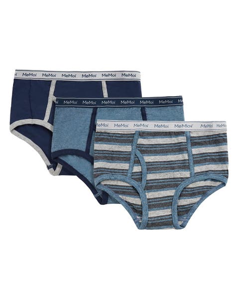 3 Pair Tag-Free Briefs, Assorted Colors (Toddler, Little Kid & Big Kid)
