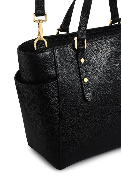 Radley Silk Street Medium Ziptop Satchel Bag In Black
