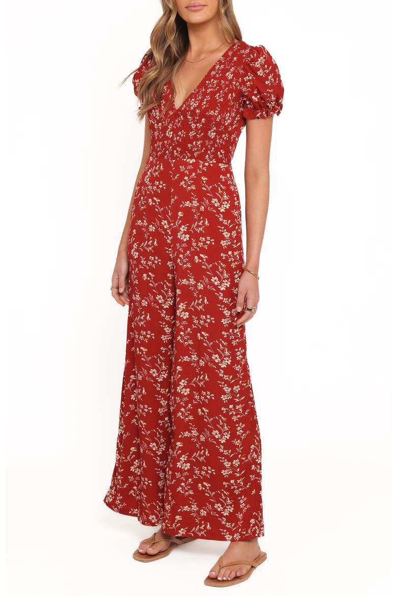 red herring floral dress Herring Floral Print Wide Leg Jumpsuit (Women)