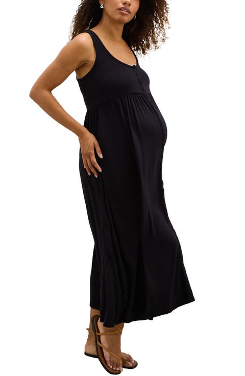 The Softest Rib Nursing Tank Dress