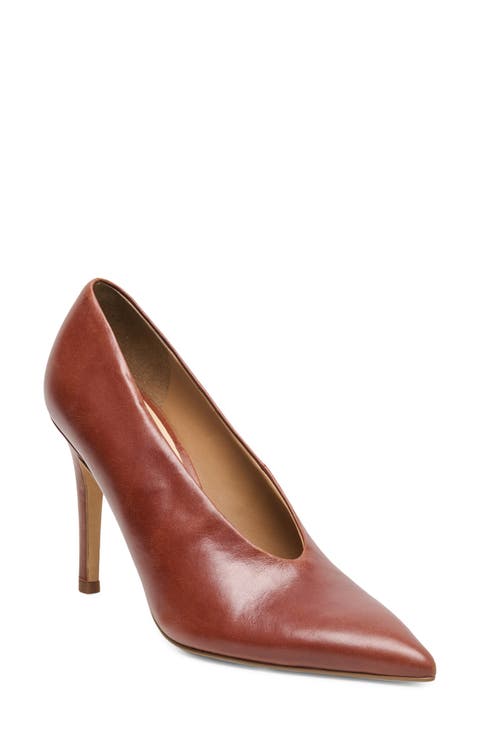 Emani Leather Pump