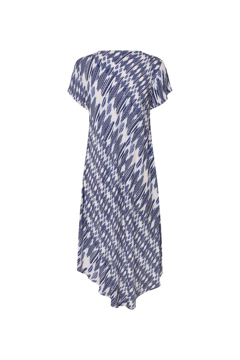 Manebili Silky Drape V-Neck Dress, Alternate, color, Medieval Blue