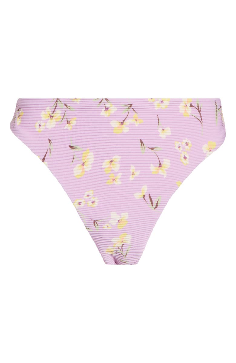 Billabong Peaceful Petals Tanga Bikini Bottoms, Main, color, Amethyst Smoke