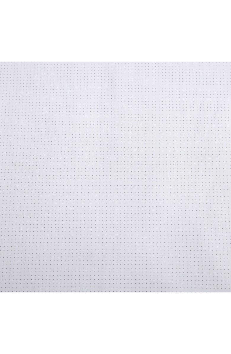 Calvin Klein Microdot Grid 300 Thread Count Cotton Sateen Sheet Set, Alternate, color, White/ Beige Dot