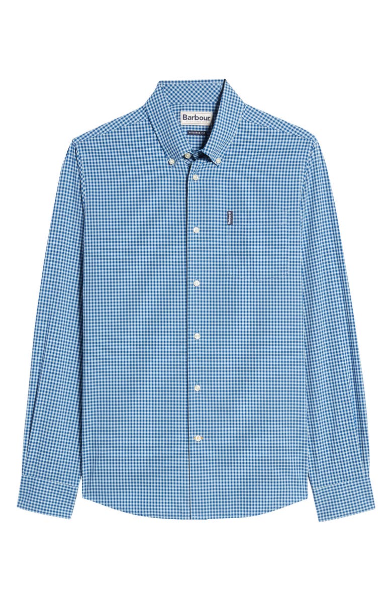 Barbour Gingham 19 Tailored Fit Button-Up Shirt, Alternate, color,