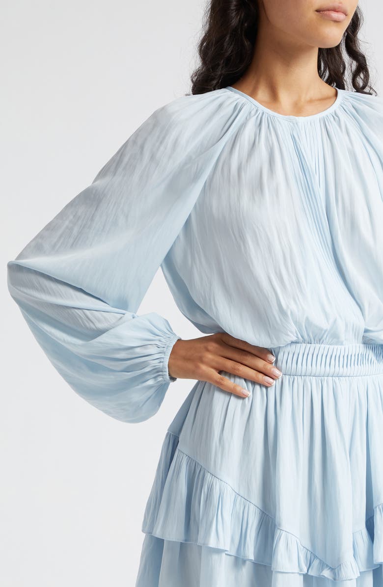 Ramy Brook Ramona Long Sleeve Minidress, Alternate, color, 