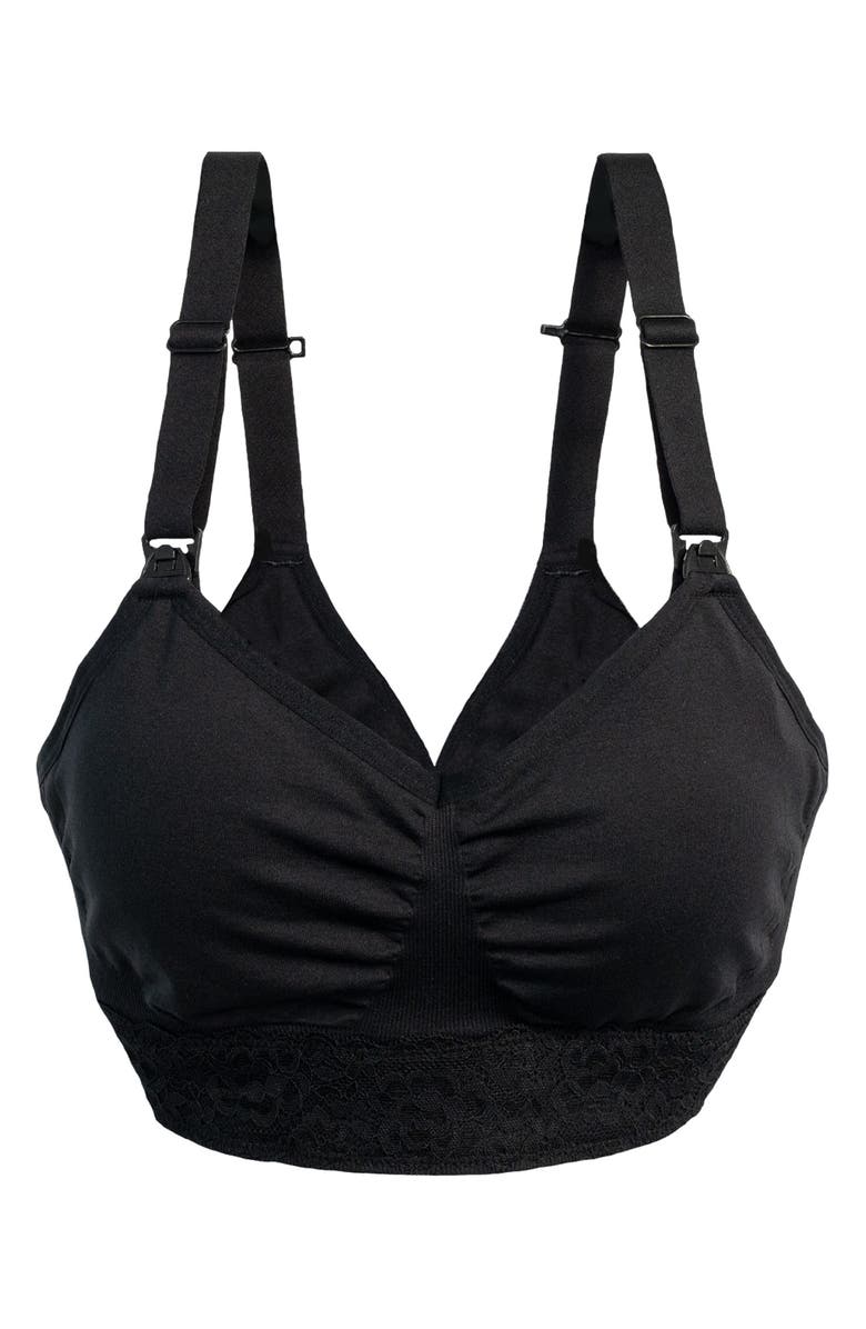 Blush + Bashful Blush Maternity & Nursing Bra, Alternate, color, Black