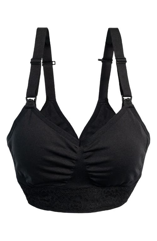 Blush + Bashful Blush Maternity & Nursing Bra In Black