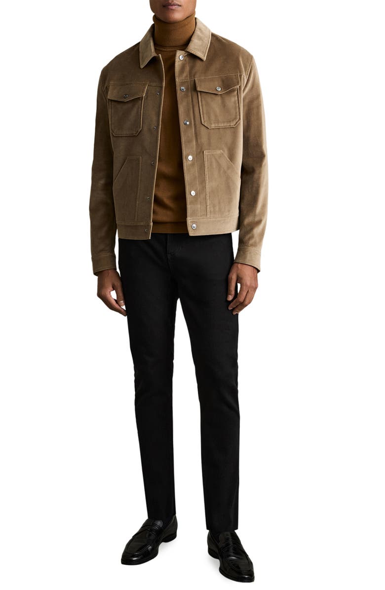 Reiss Bleaker Slim Fit Jeans, Alternate, color, Stay Black