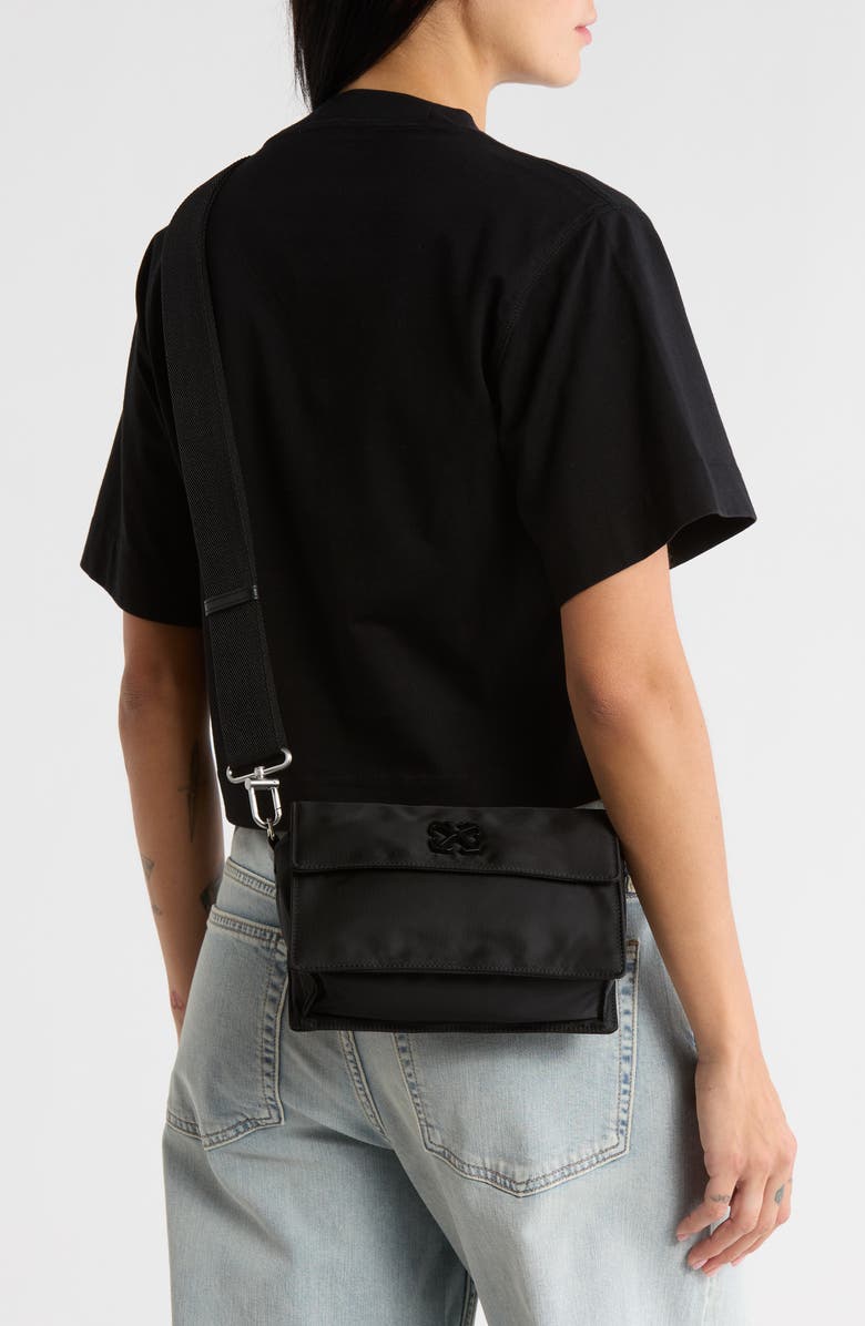 Off-White Jitney 1.4 Soft Nylon Crossbody Bag, Alternate, color,